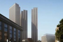 БЦ класса А у метро 1905 г, 16277 м2