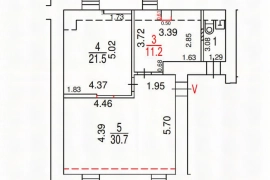 Свободного 67.4 м², Новослободская,62к15