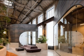 1-й этаж, офисный ремонт, потолки 3.2 м